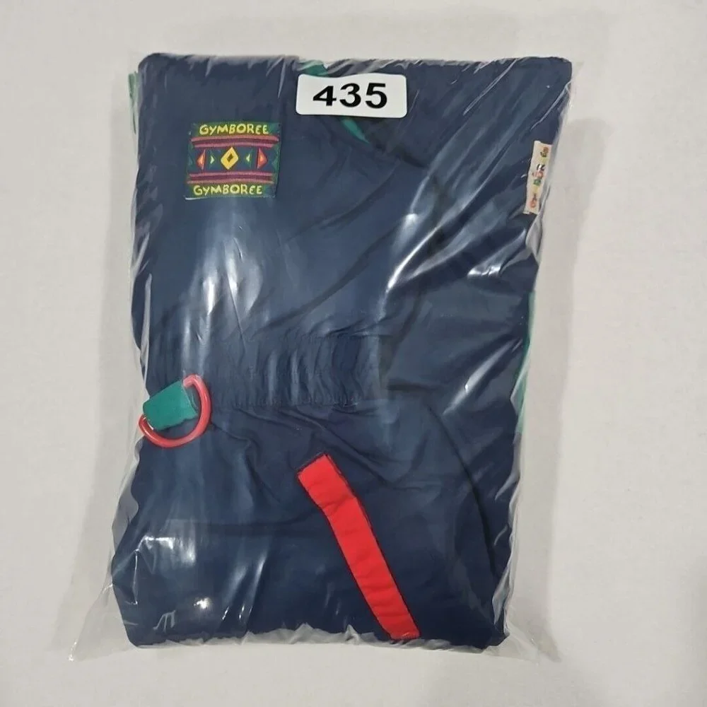 Gymboree Vintage Size Small Snow Pants Overall Small‎ Blue Red Green Color Block